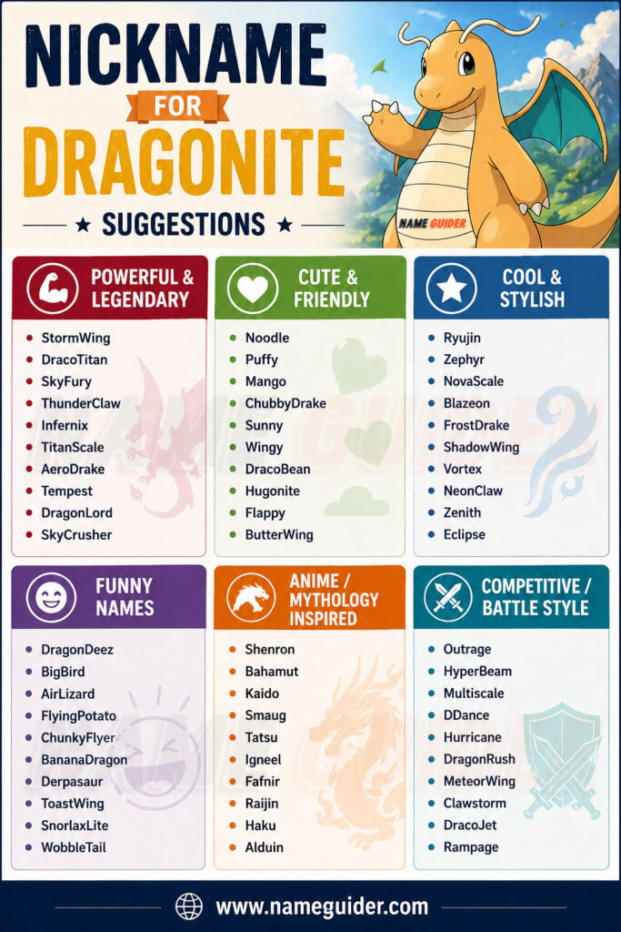 Nickname For Dragonite