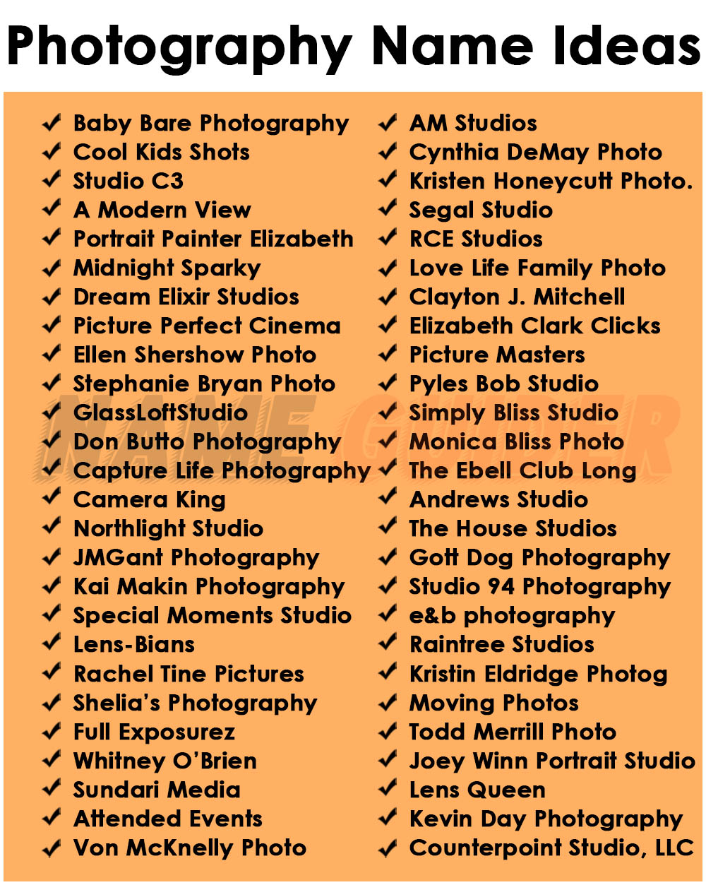 Creative Photography Username Ideas for Your Brand