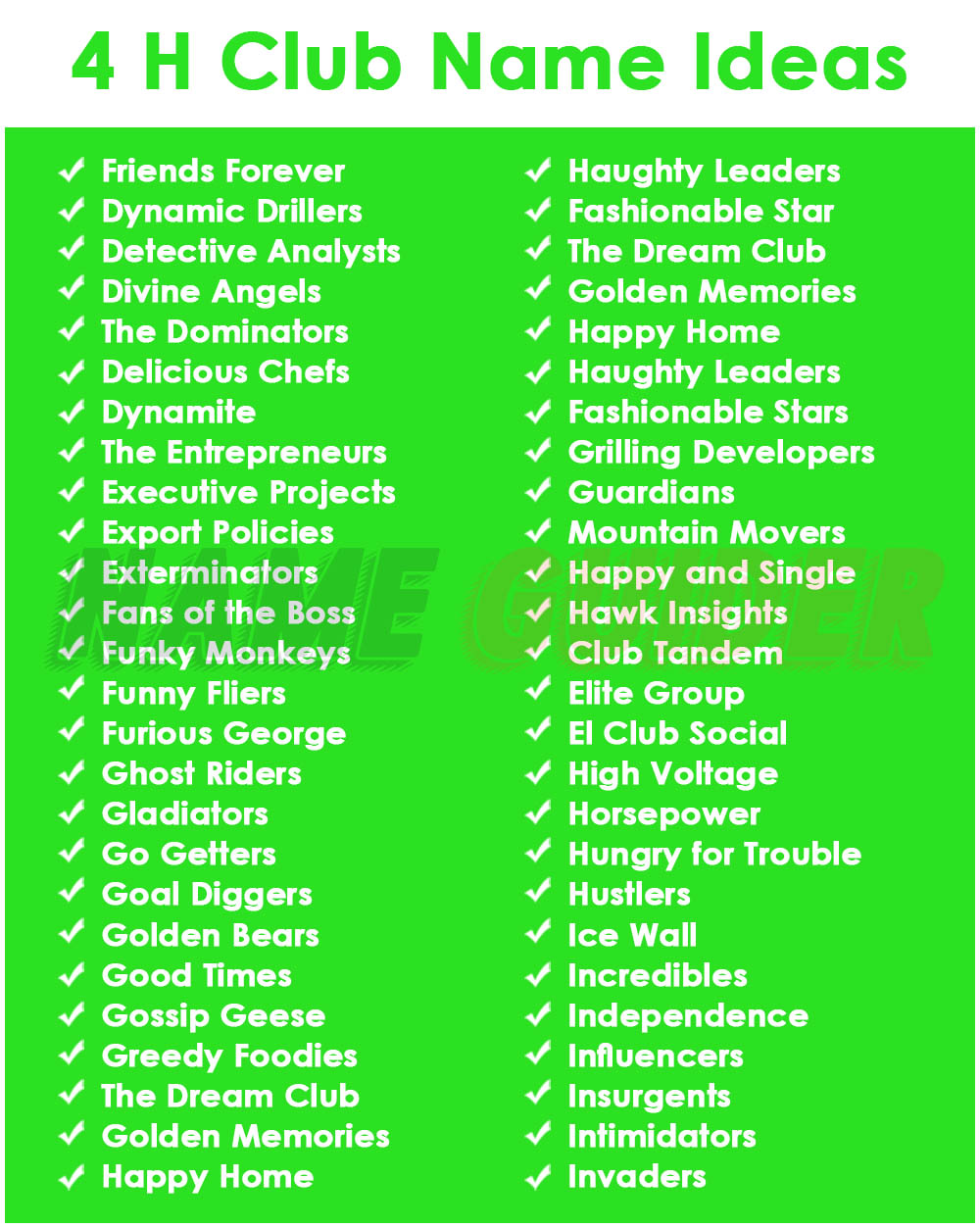 750 4 H Club Name Ideas 2024 Name Guider 380-cool-club-names-cool-good-awesome-night-club-names