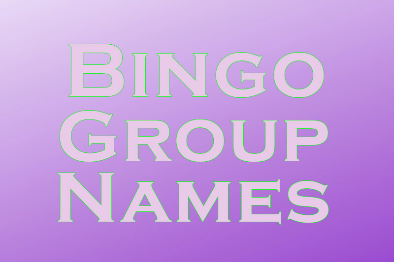 Bingo Group Name