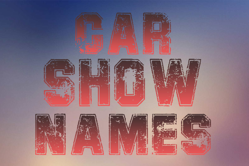 Car Show Name