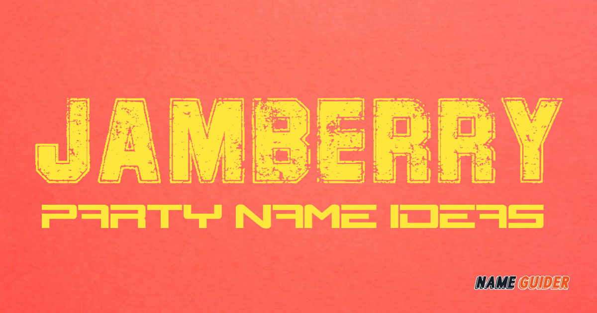 Jamberry Party Name Ideas