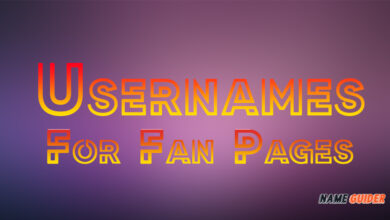 Usernames For Fan Pages