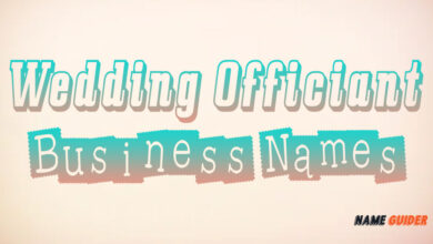 Wedding Officiant Business Names