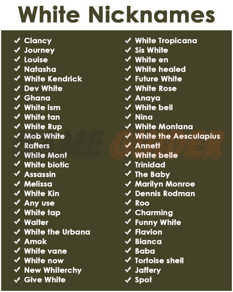 200 White Nicknames Ideas 2023 Name Guider 200-white-nicknames-ideas-2023-name-guider