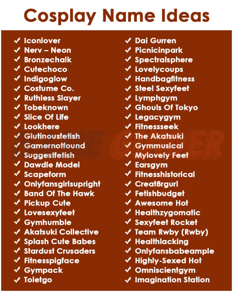 1200+ Cosplay Name Ideas (2024) | Name Guider