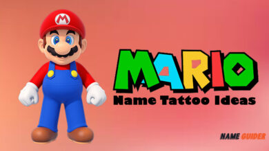 Mario Name Tattoo Ideas