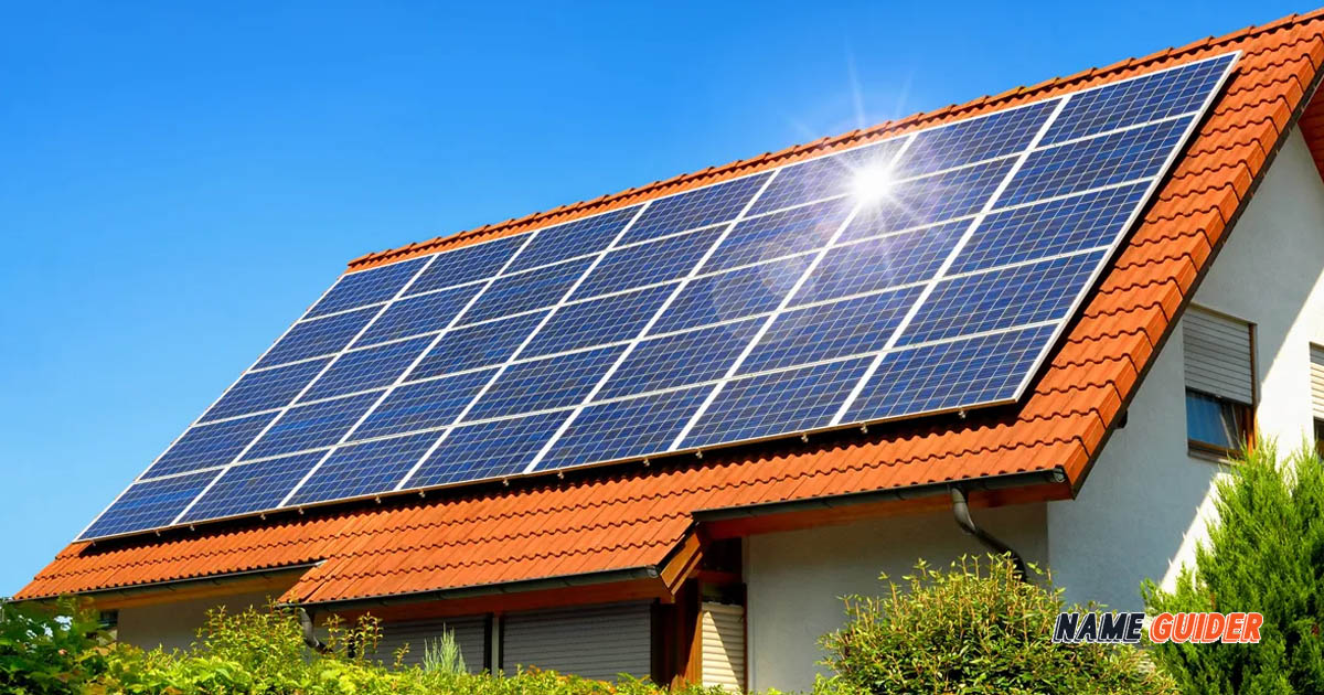Solar Company Name Ideas
