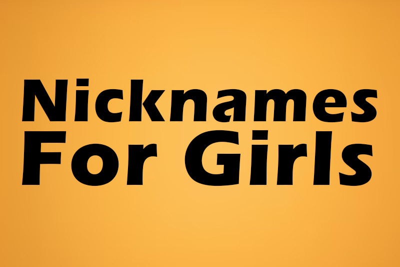 Nicknames For Girl