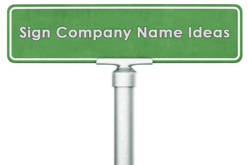 Sign Company Names Idea