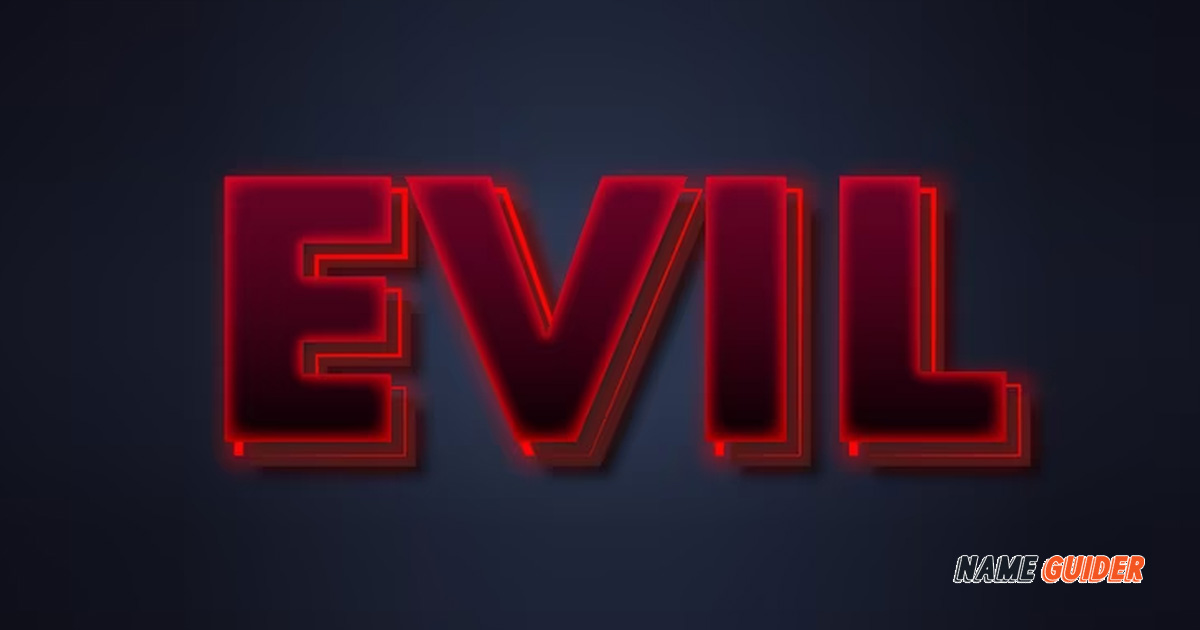 Evil Names