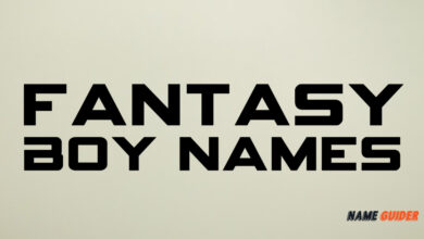 Fantasy Boy Names