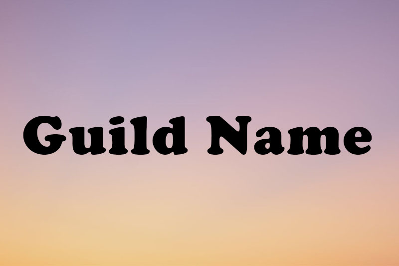 Guild Name Generators