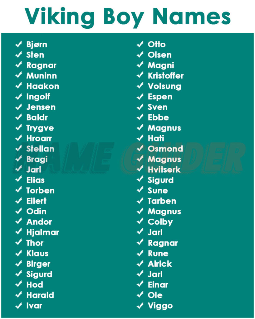 250+ Viking Boy Names (2023) | Name Guider