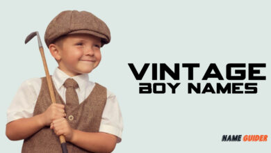 Vintage Boy Names