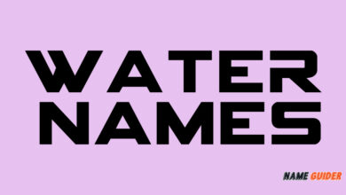 Water Names