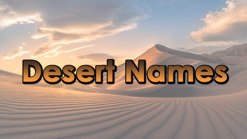 Desert Name