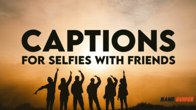 Short Captions for Selfies with Friends