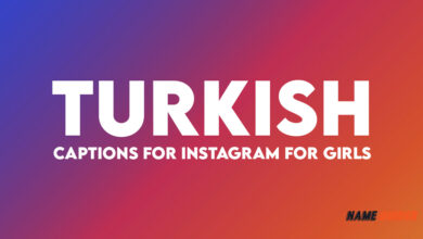Short Turkish Captions for Instagram for Girls