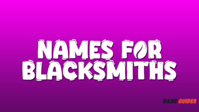 Names For Blacksmiths