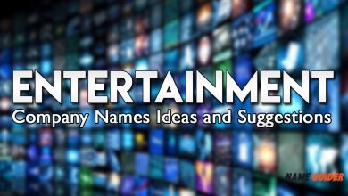 Entertainment Company Names Ideas and Suggestions