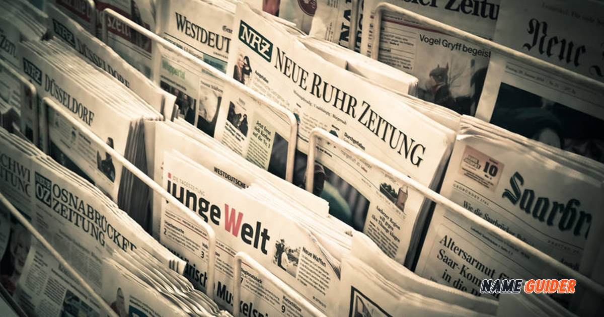Newspaper Names Ideas and Suggestions