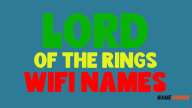 Lord of the Rings WiFi Names Ideas and Suggestions