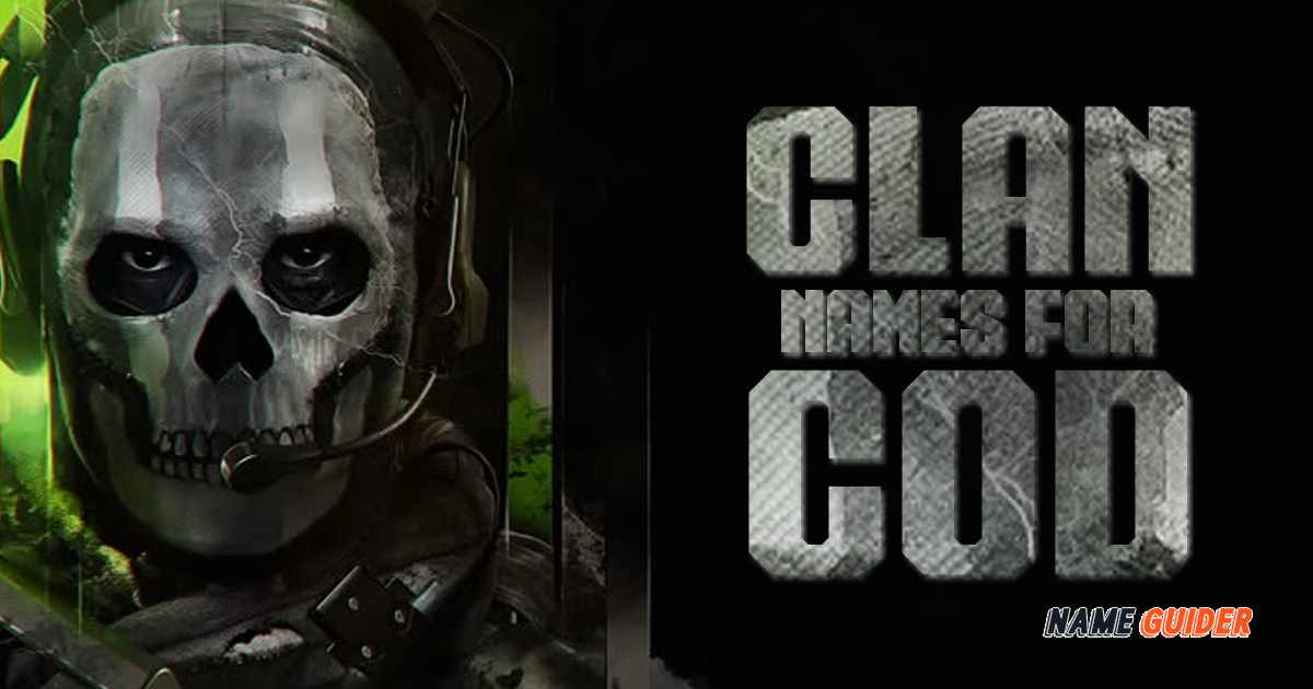 Clan Names For COD