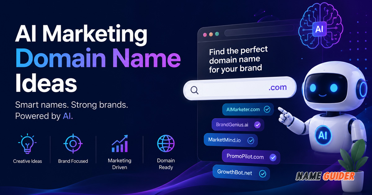 Ai Marketing Domain Name Ideas