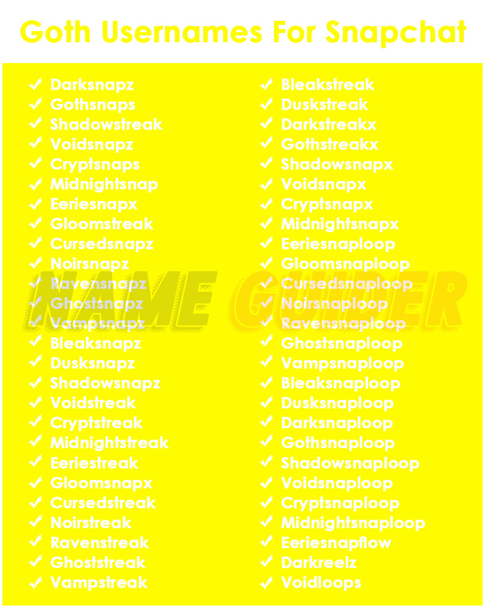 700 Goth Usernames For Different Social Media Platforms | Name Guider