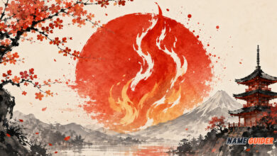 Japanese Names That Mean Fire