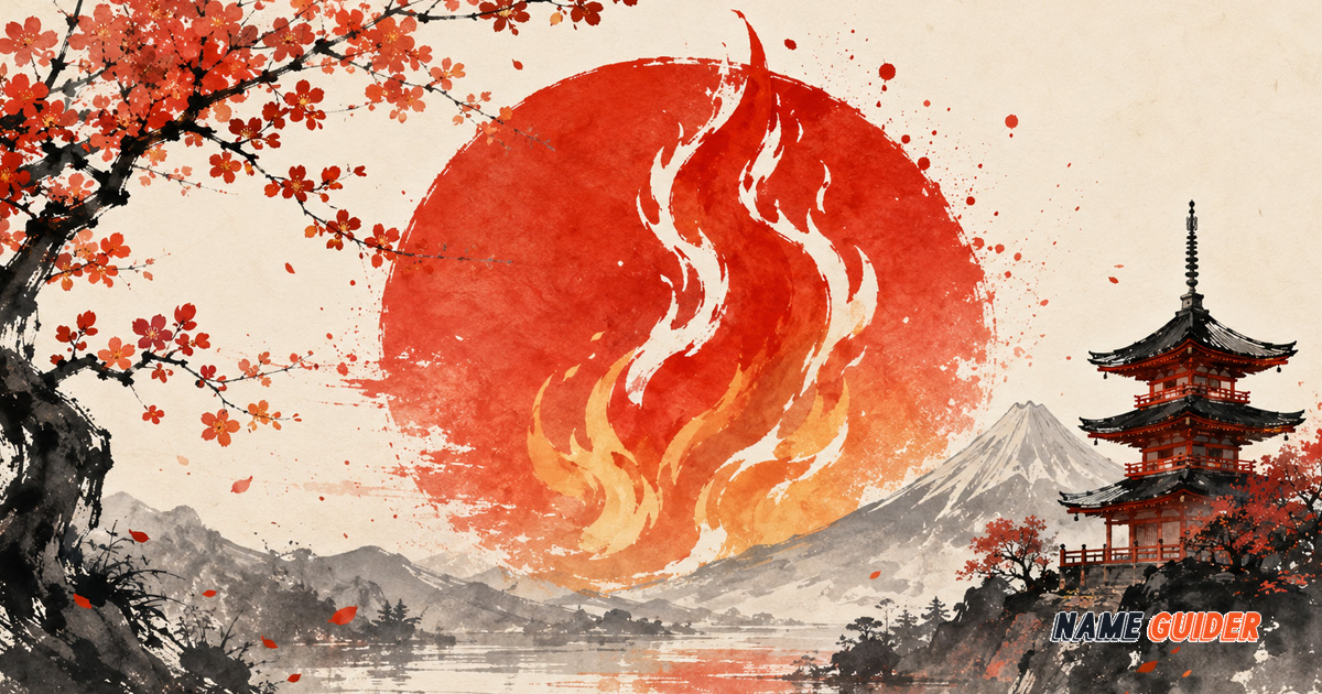 Japanese Names That Mean Fire