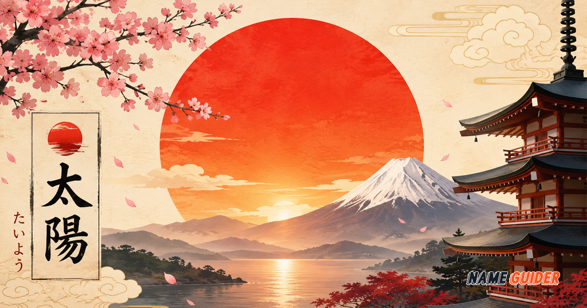 Japanese Names That Mean Sun