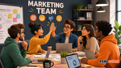 Marketing Team Names Ideas and Suggestions