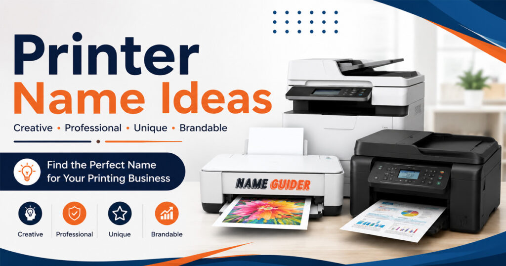 Printer Name Ideas: Creative, Professional & Brandable Names | Name Guider