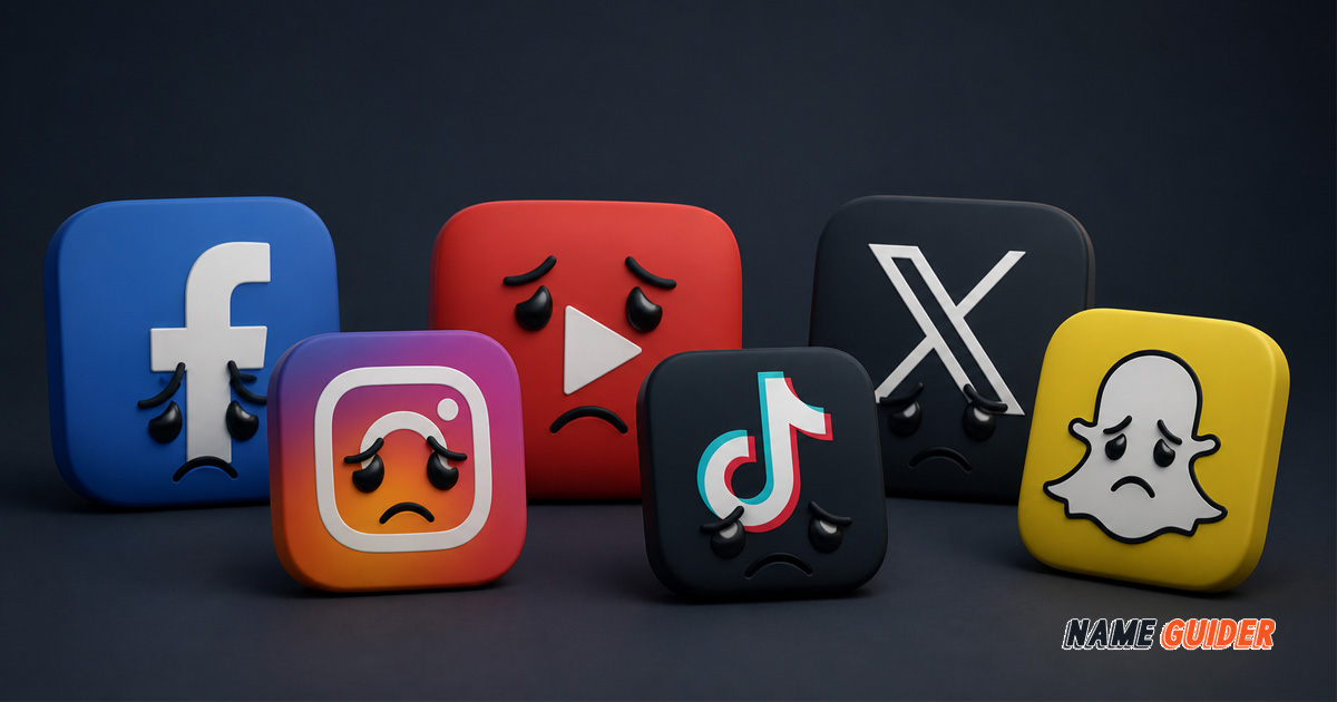 Sad Usernames For Different Social Media Platforms