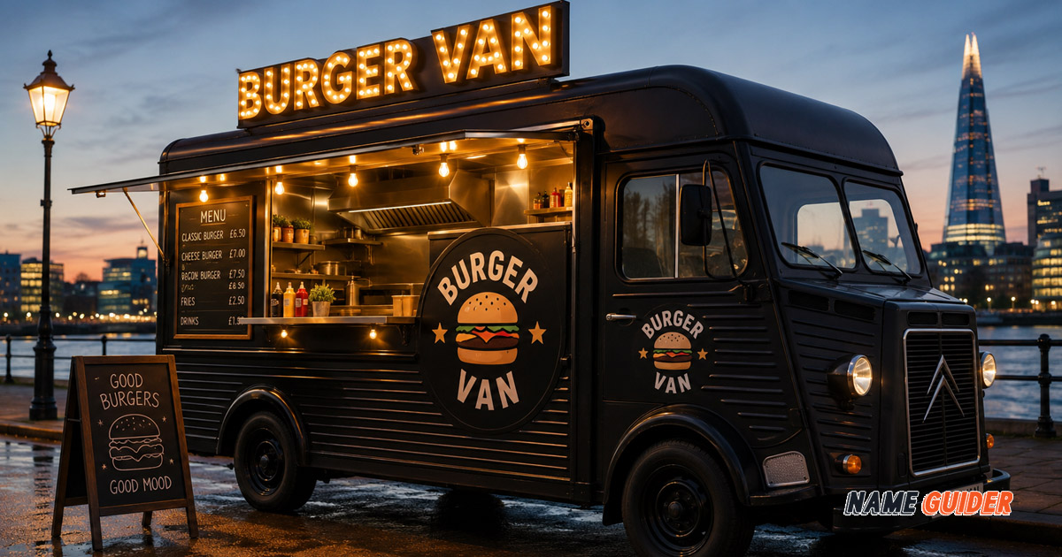 Burger Van Name Ideas​ and Suggestions