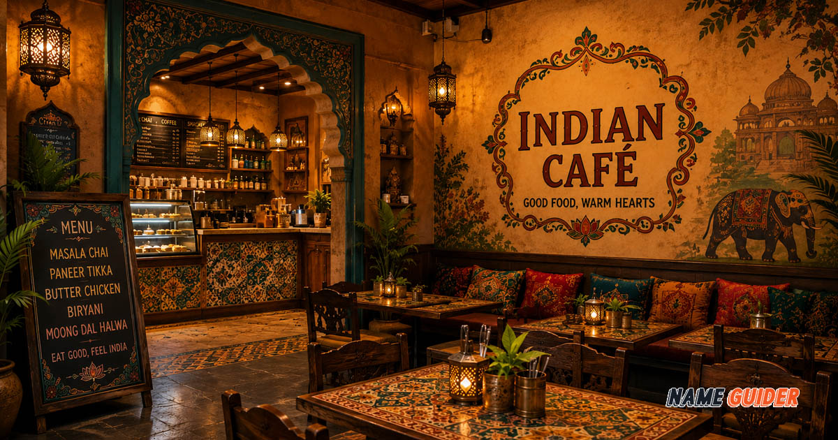 Cafe Name Ideas in India​