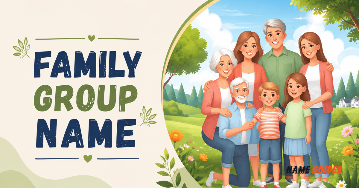 Family Group Name Ideas