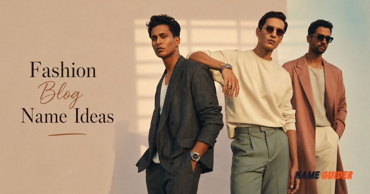 Fashion Blog Name Ideas​