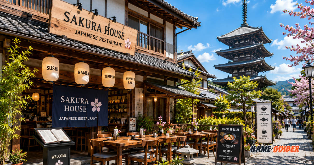 Japanese Restaurant Name Ideas