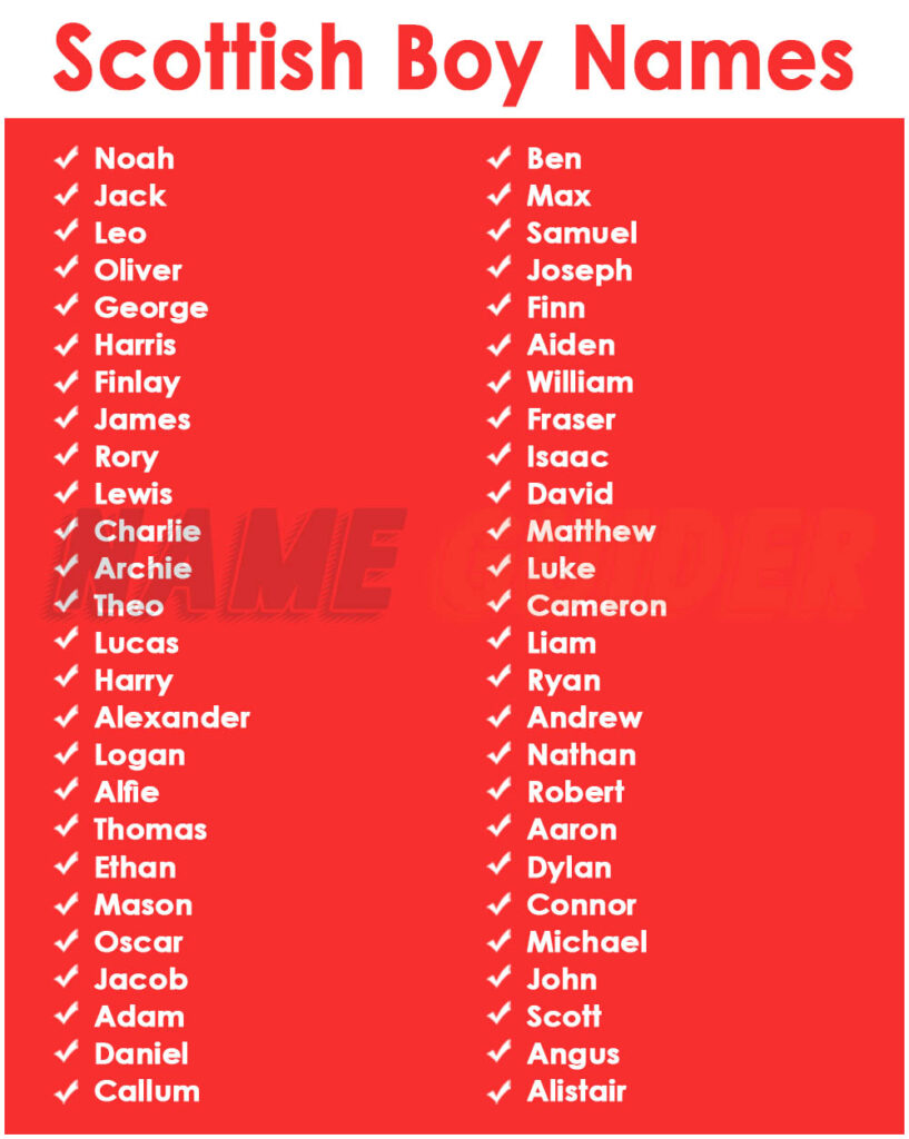 Scottish Boy Name