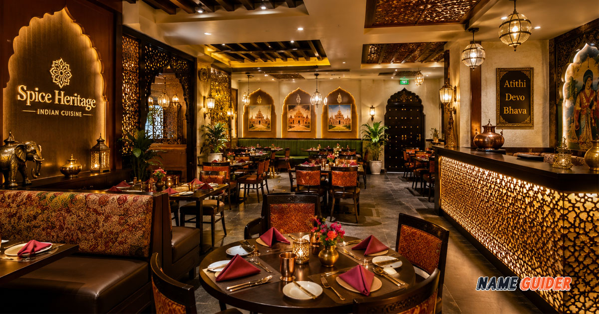 Unique Indian Restaurant Name Ideas​