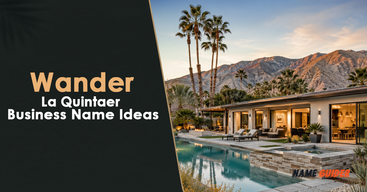 Wander La Quinta Business Name Ideas​
