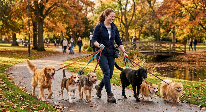 Dog Walker Startup Business Ideas For Women