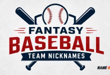 Fantasy Baseball Team Nicknames​