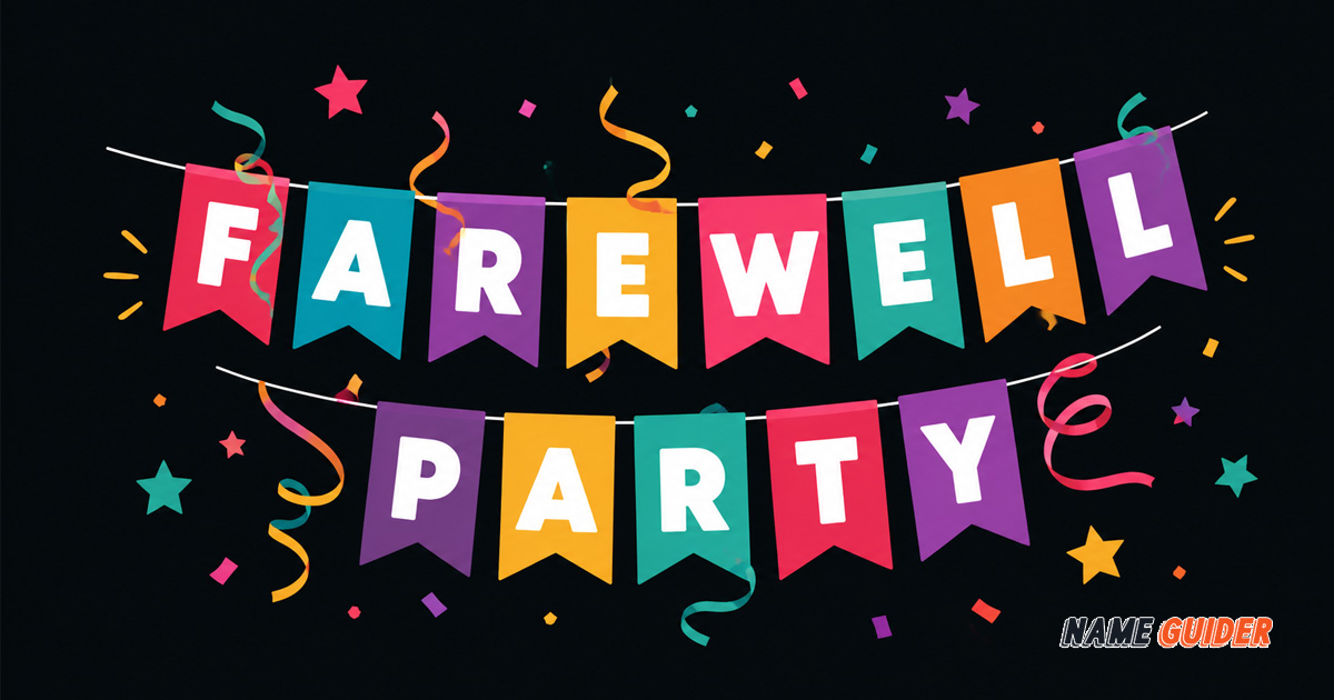 Farewell Party Names