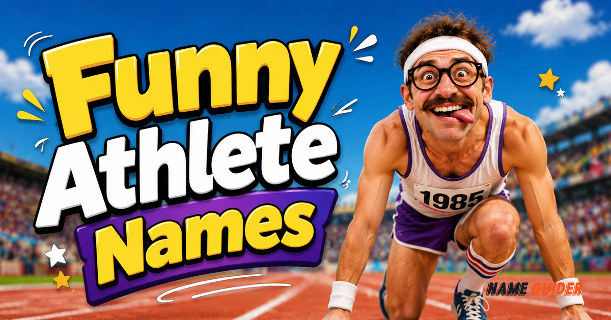 Funny Athlete Names Ideas and Suggestions