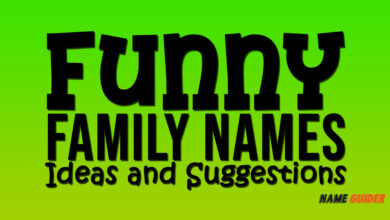 Funny Family Names Ideas​ and Suggestions
